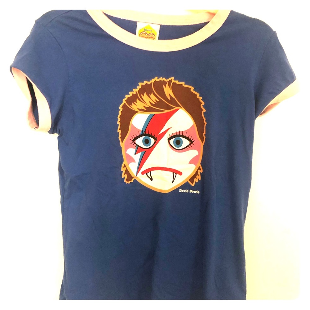 100% cotton t-shirt with David bowie print